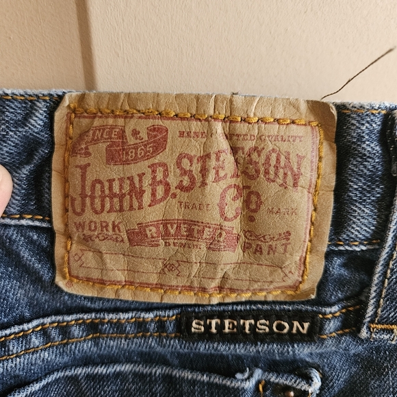 John B. Stetson Jeans Women's Size 10. Straight Leg Jeans - Picture 10 of 10